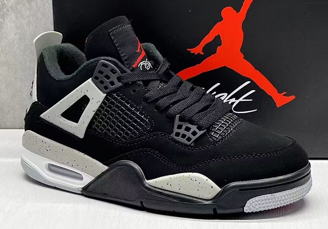 Air Jordan 4 Cement 2024 Black Cement